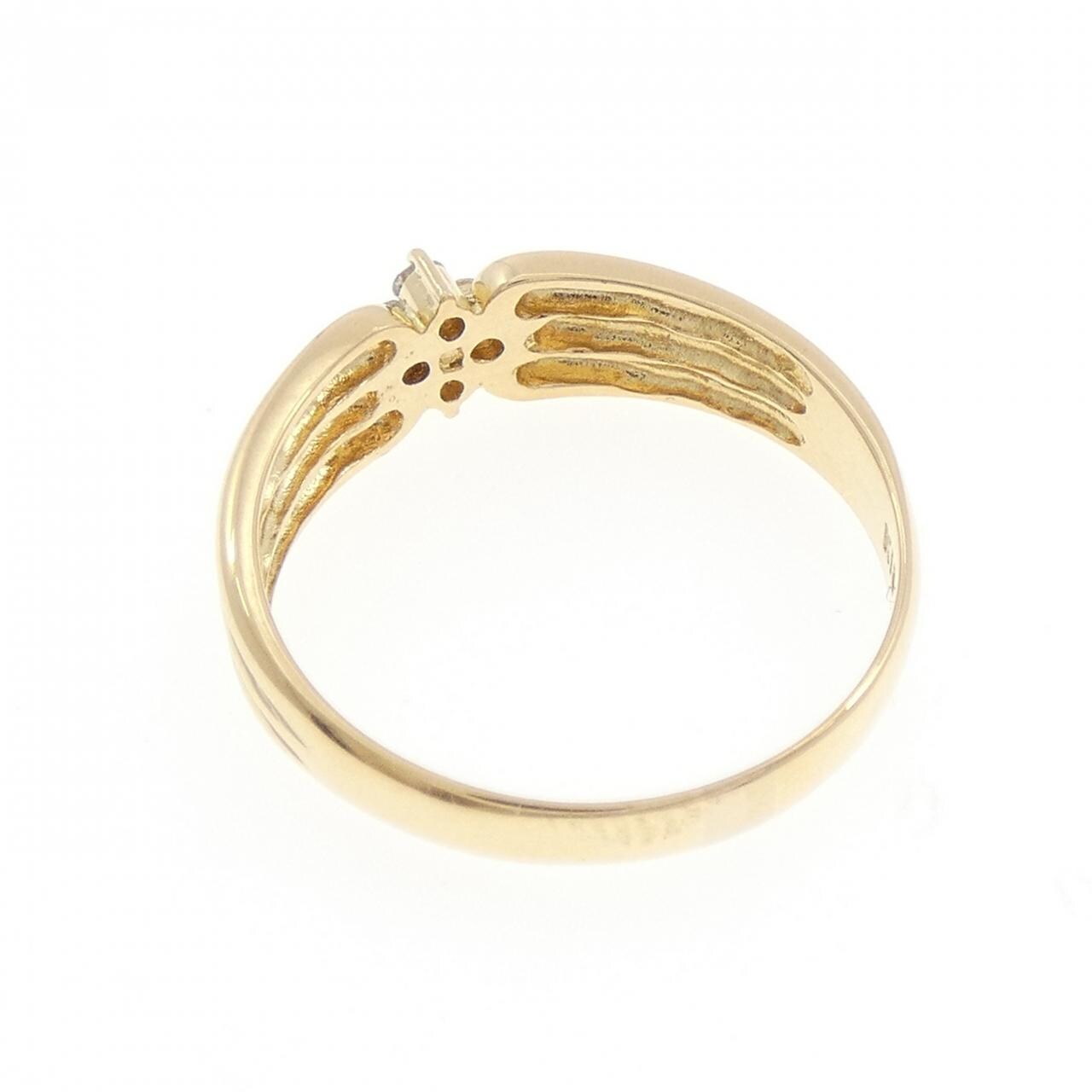 K18YG ダイヤモンド リング 0.07CT