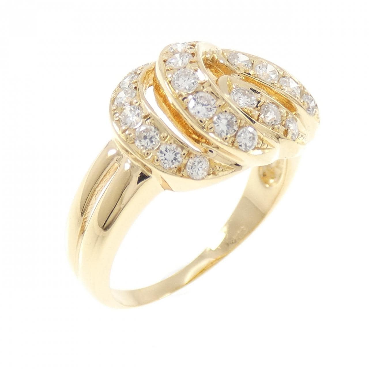 K18YG ダイヤモンド リング 0.44CT