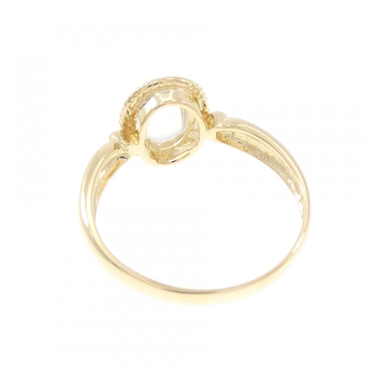 K18YG ムーンストーン リング