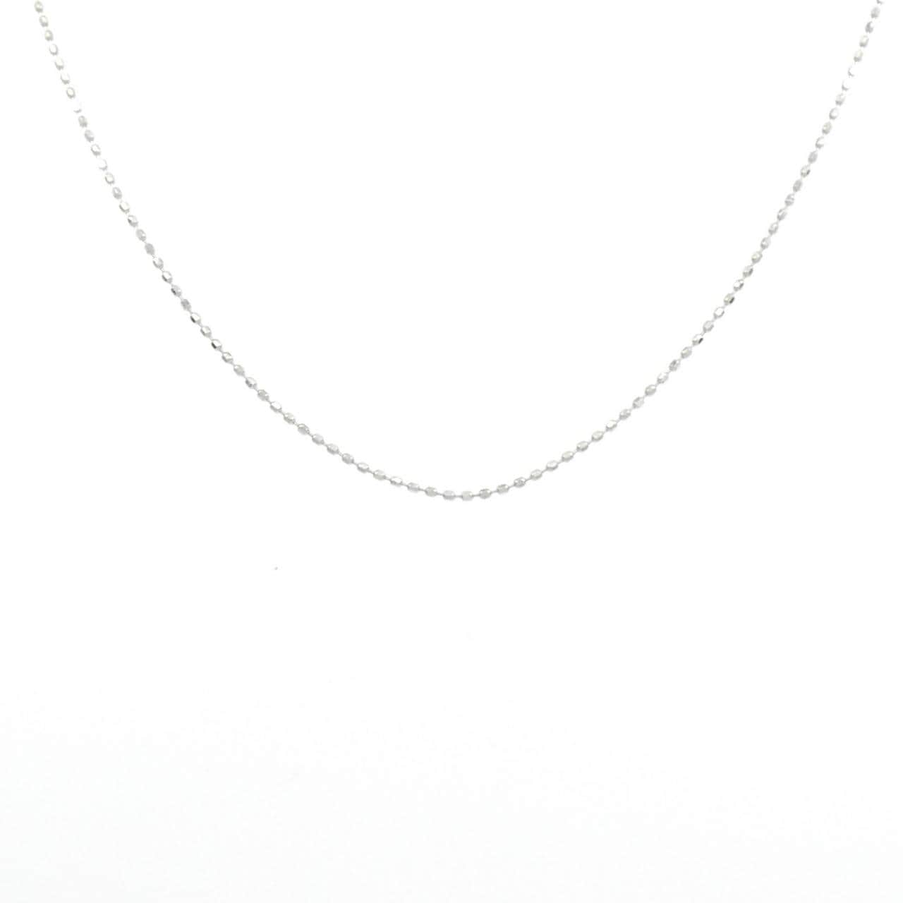 750WG ボール チェーンネックレス