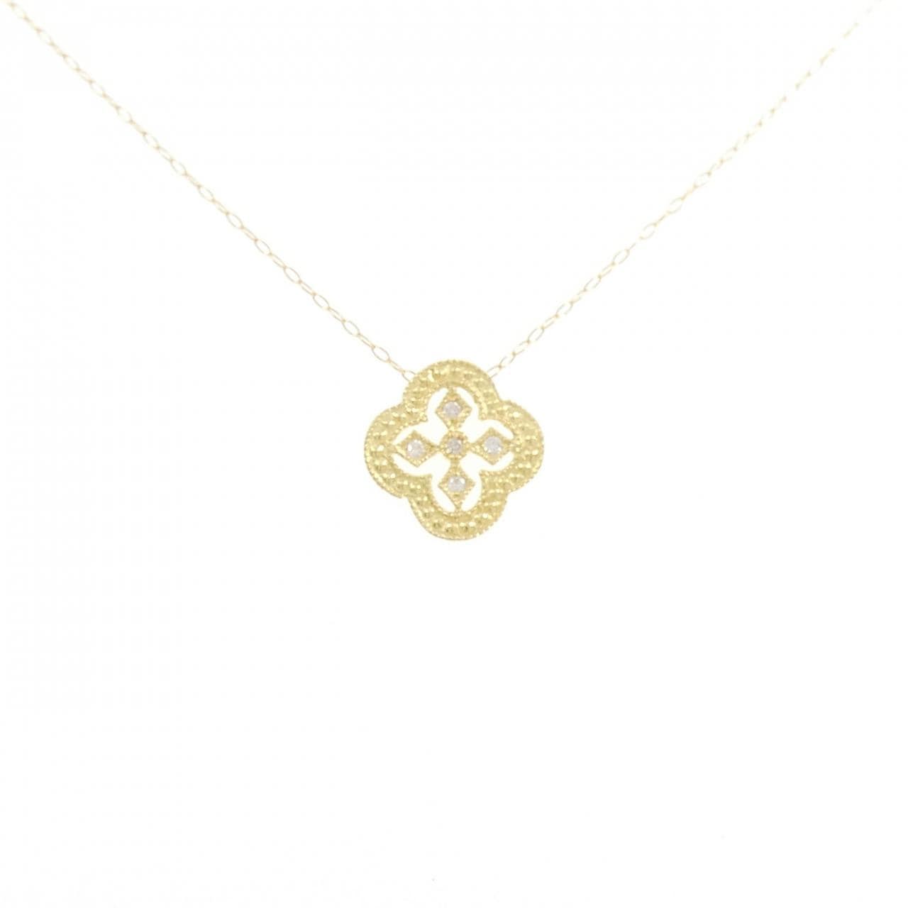 K18YG ダイヤモンド ネックレス 0.03CT