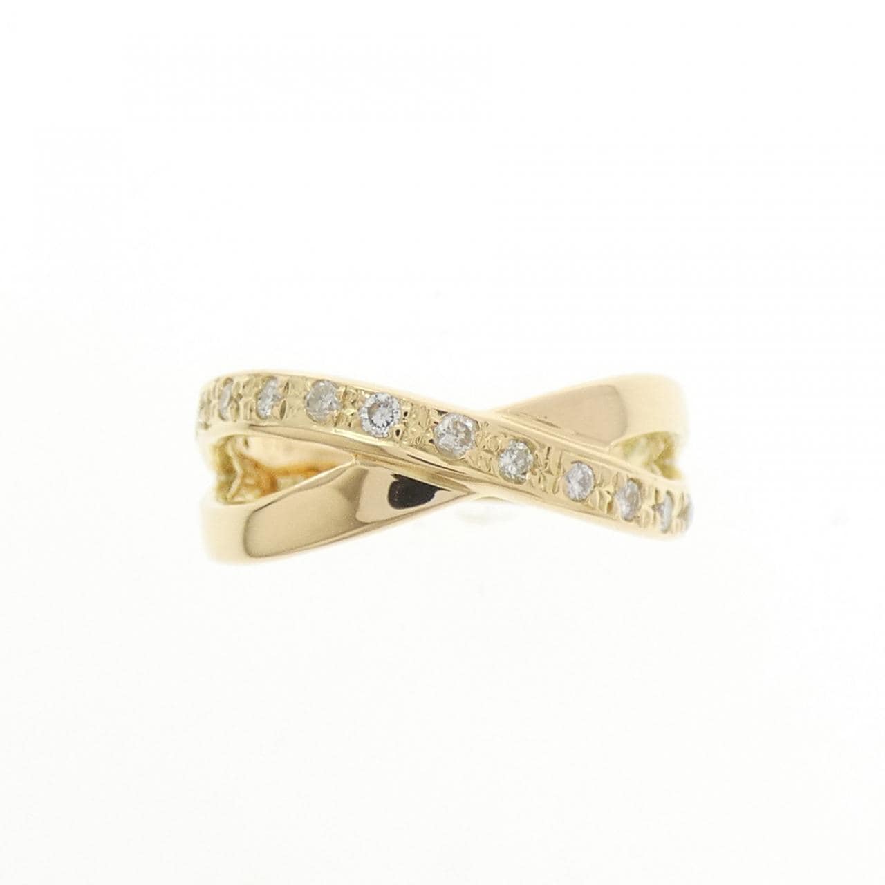 K18YG ダイヤモンド リング 0.19CT