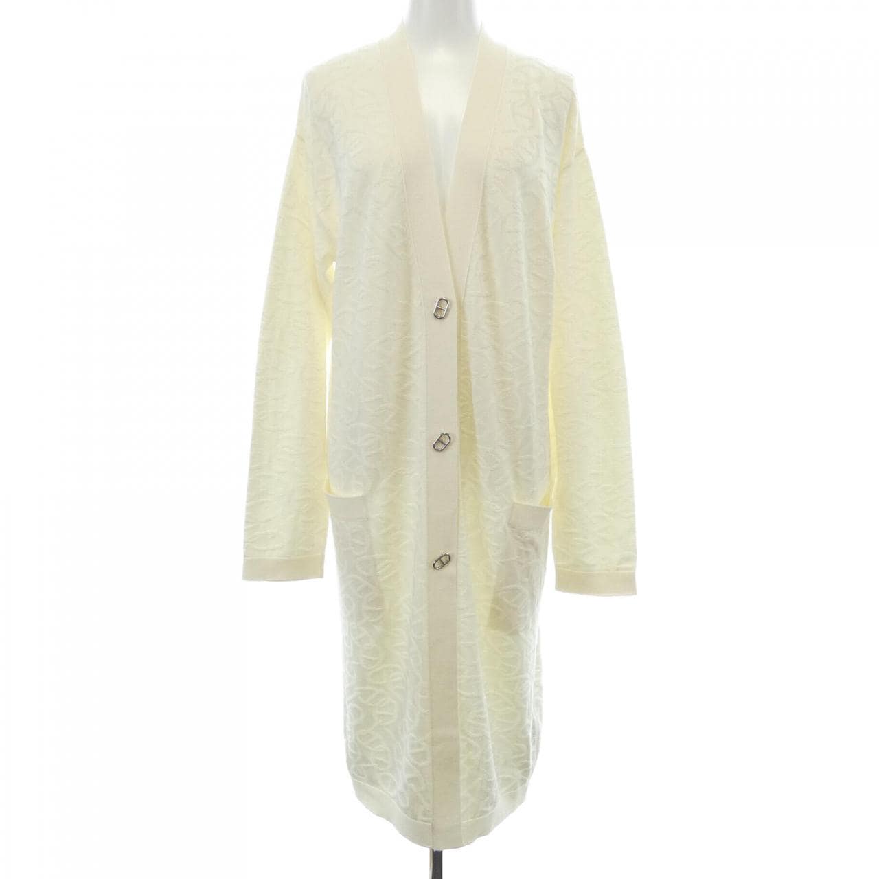 エルメス HERMES NAOUSSA CHAINE　CHAINE D'ANCRE 4E2732DC ロングカーディガン