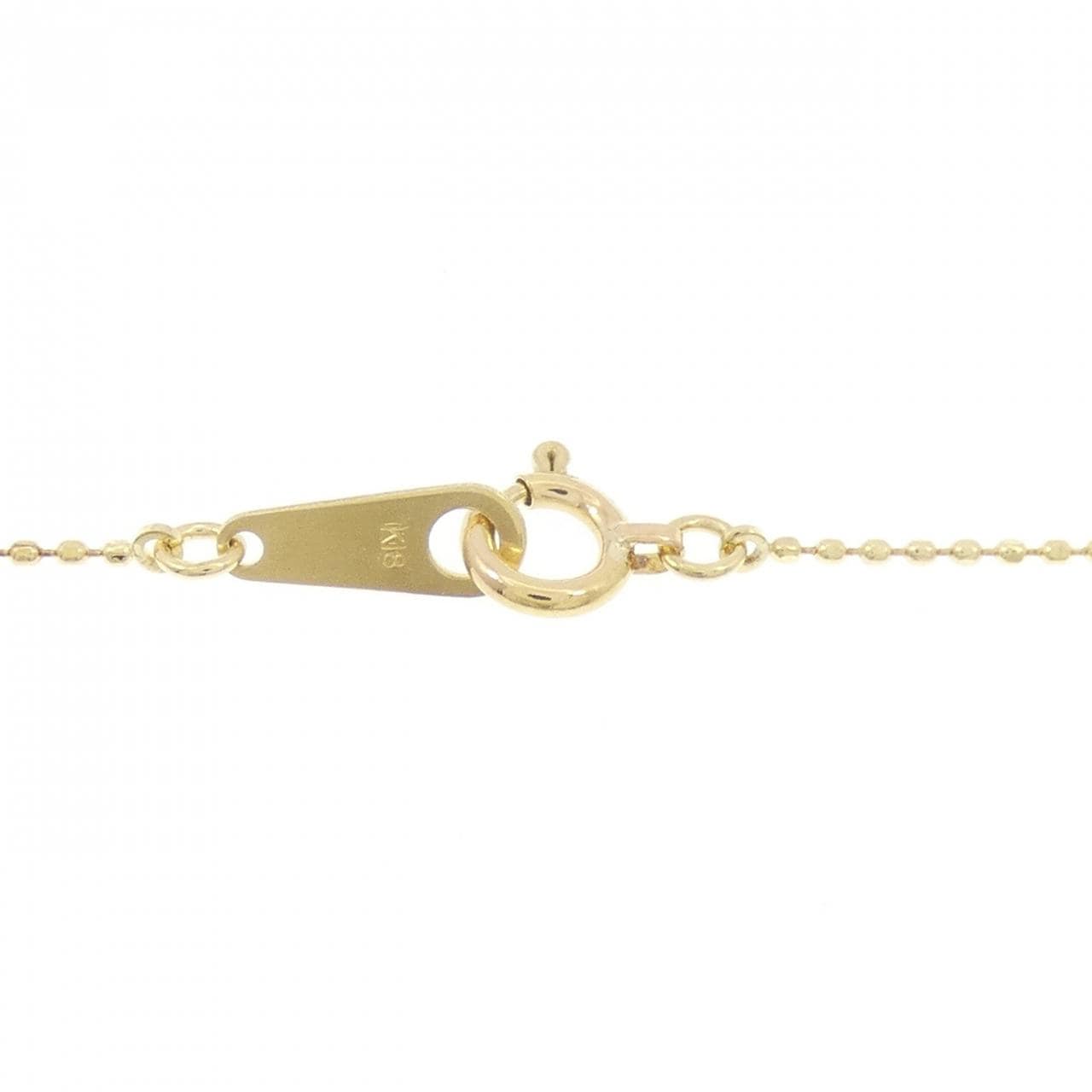 K18YG スター ダイヤモンド ネックレス 0.13CT