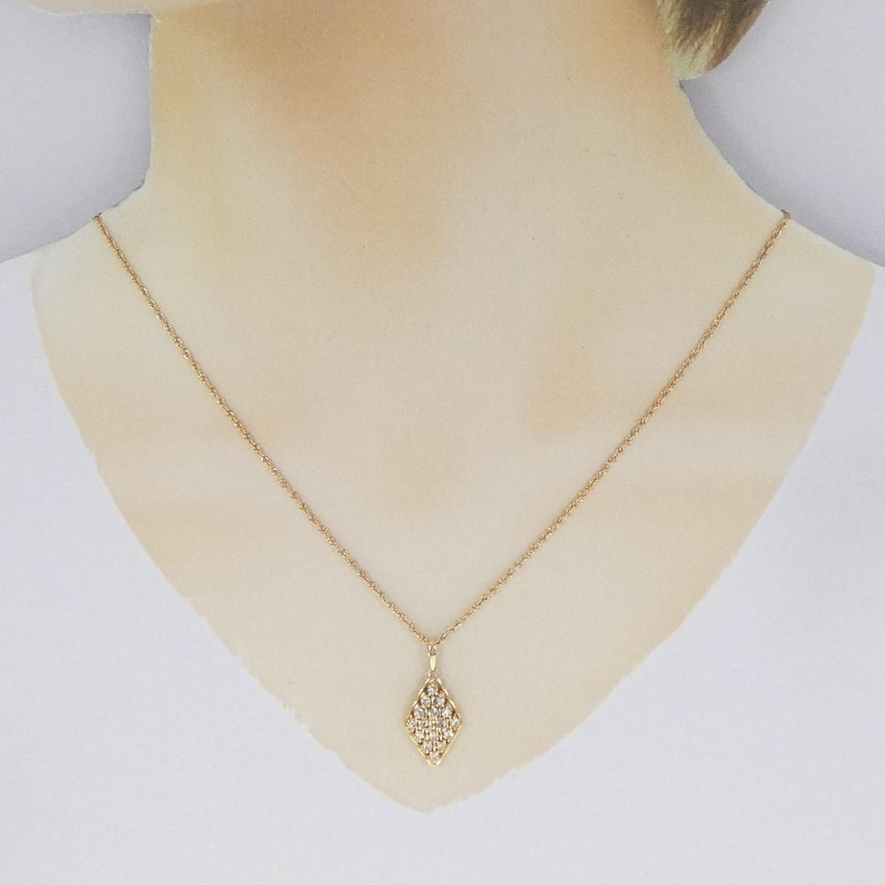 K18YG ダイヤモンド ネックレス 0.50CT