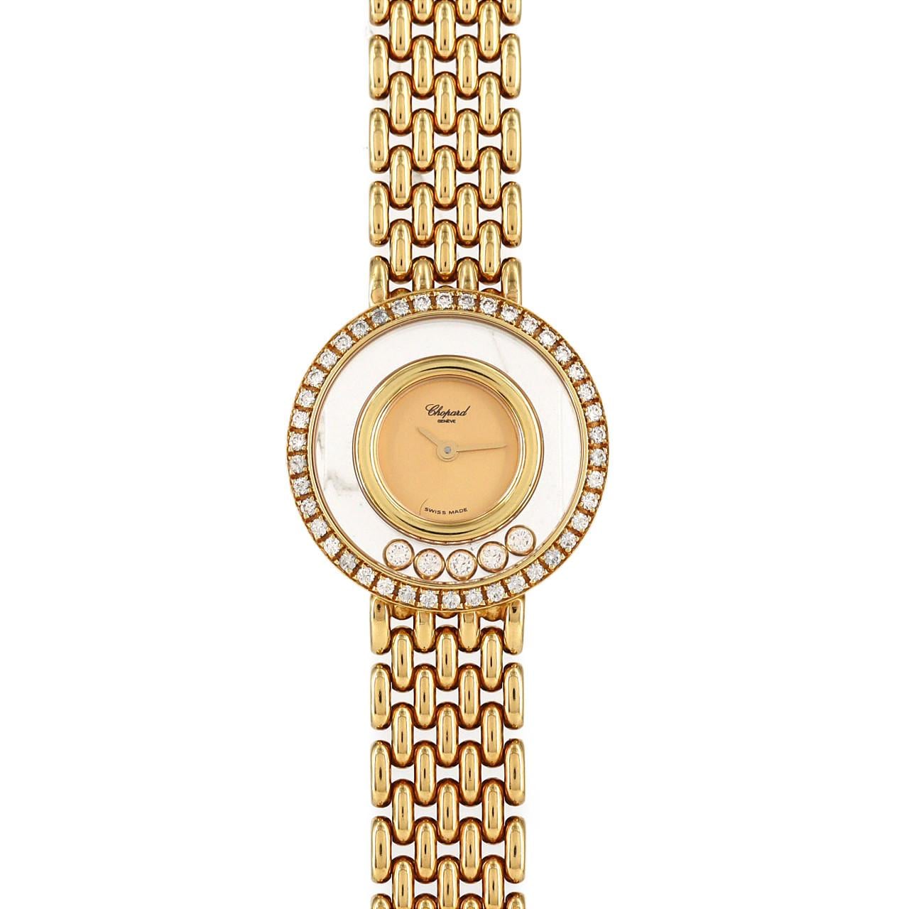 ショパール ハッピーダイヤモンド YG/D･5P YG クォーツ