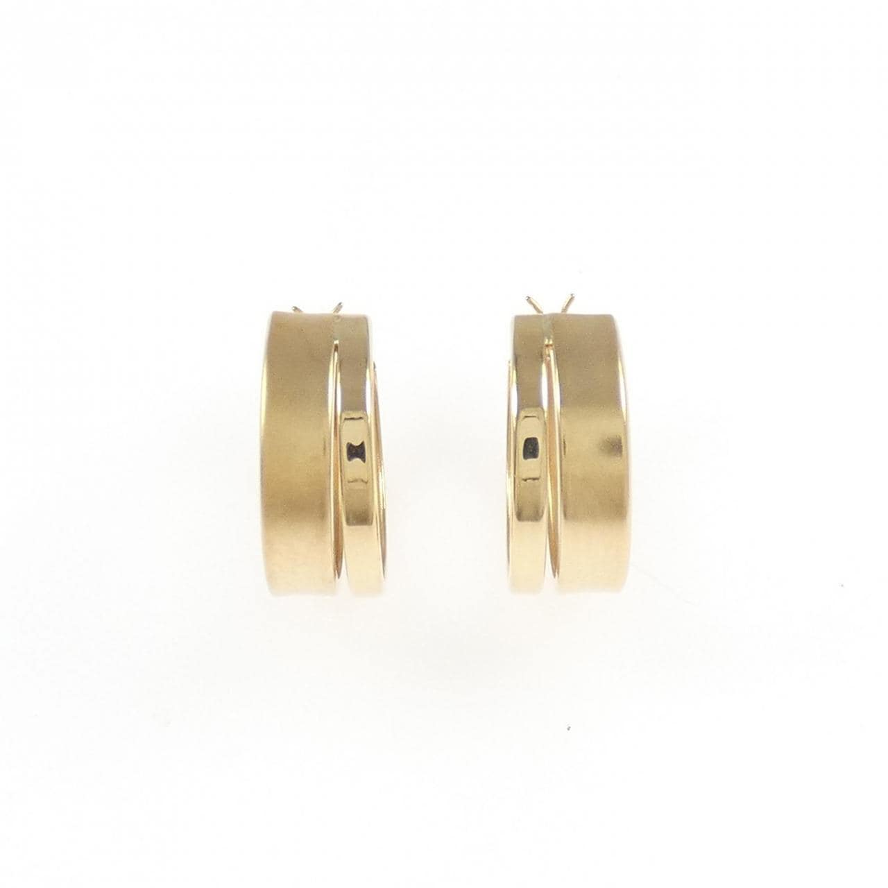 K18YG フープ ピアス