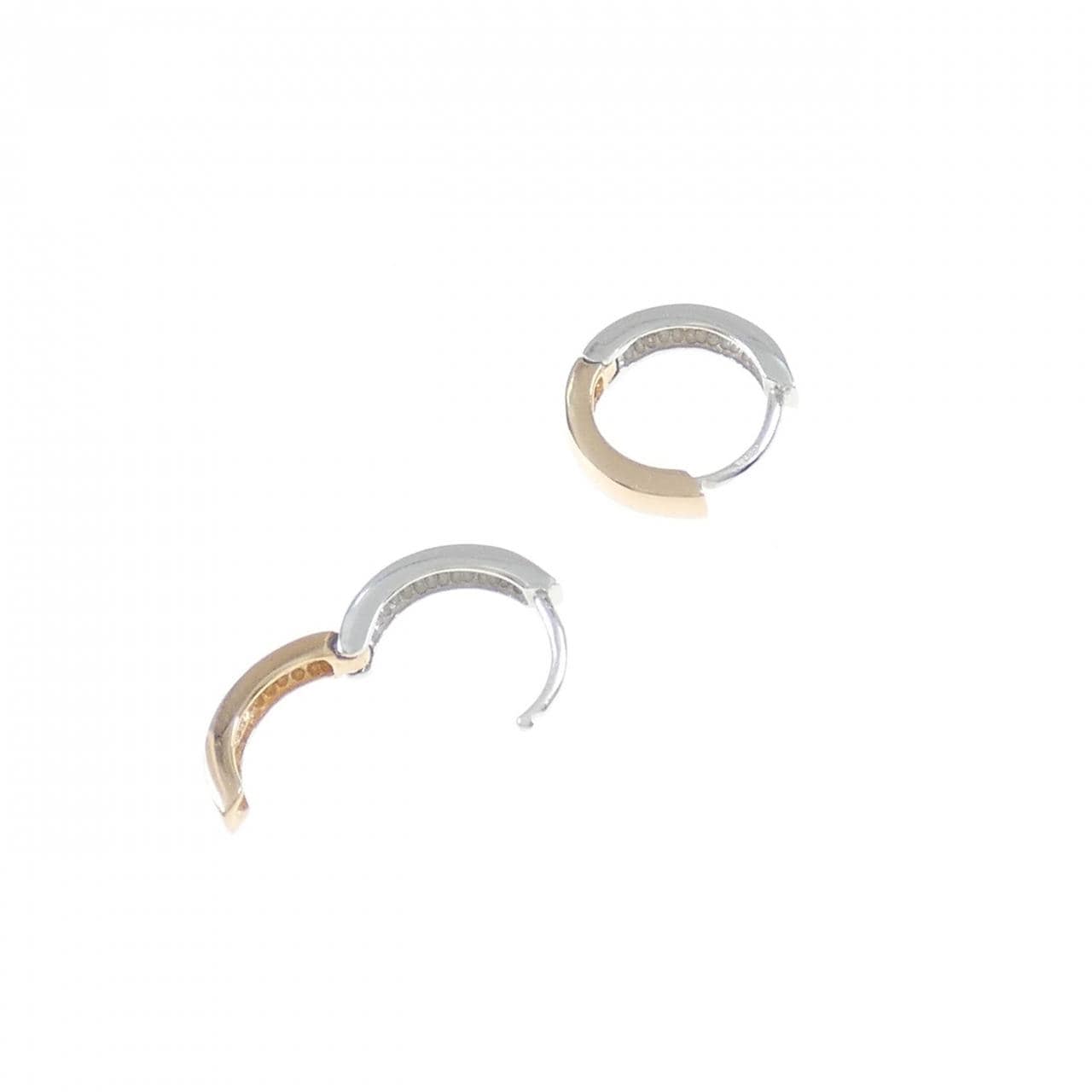 750WG/750PG hoop earrings