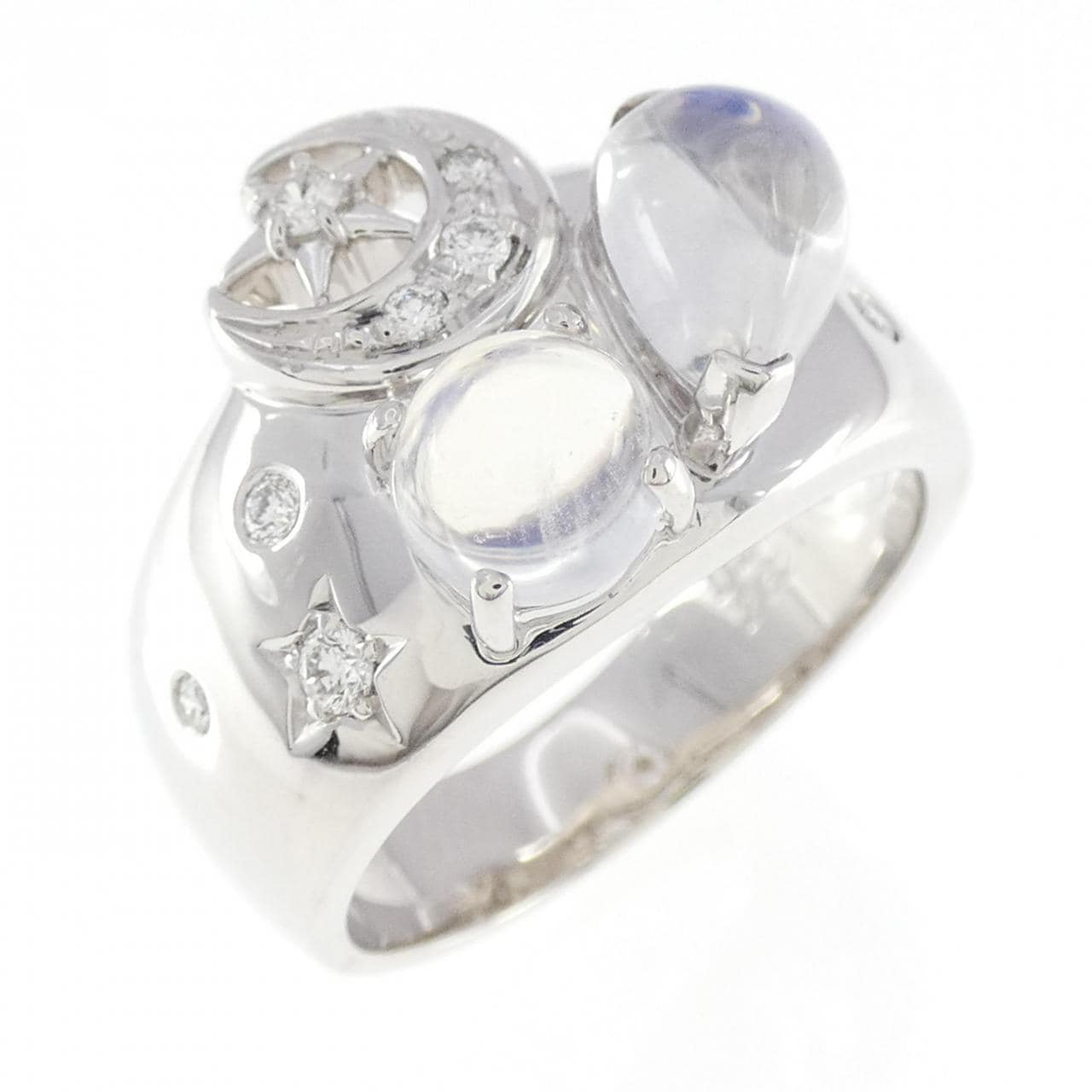 Polar Star×Moon Labrite Ring 2.00CT