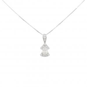 K18WG ダイヤモンド ネックレス 0.36CT