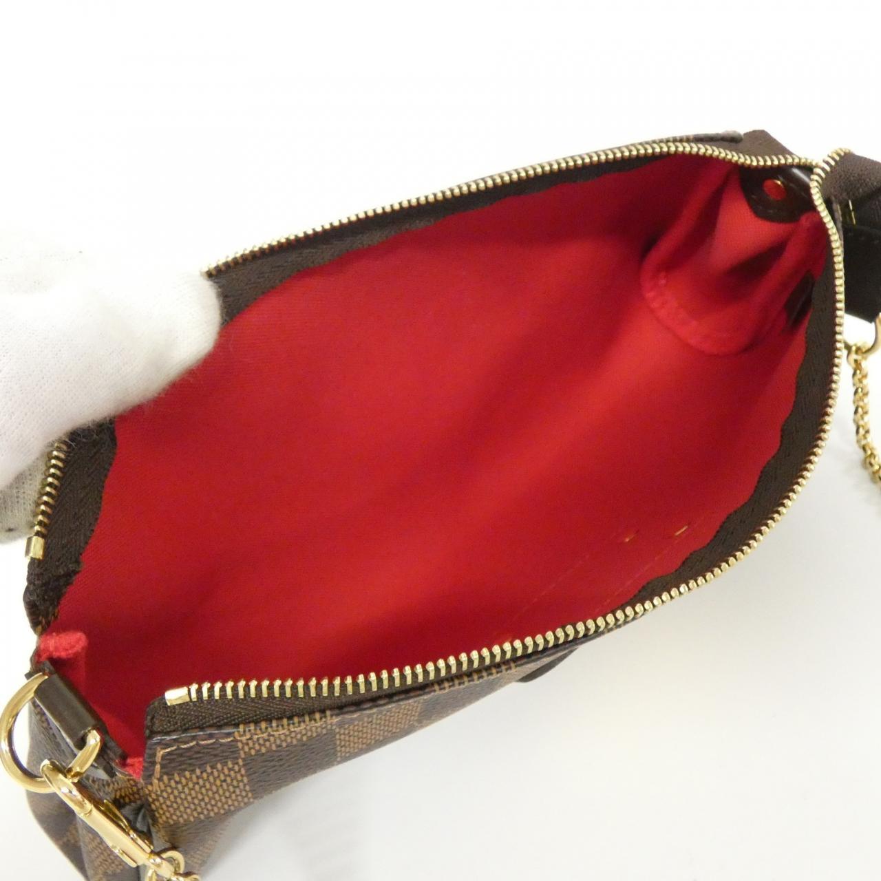 ルイヴィトン ダミエ エヴァ N55213 ショルダーバッグ