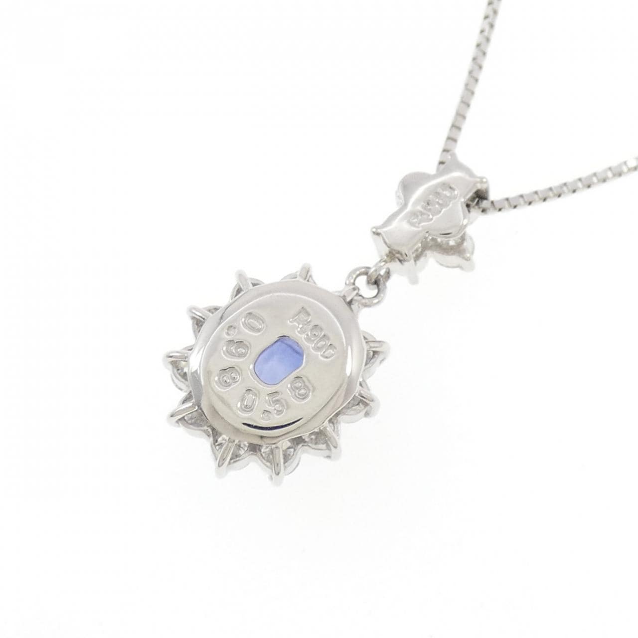 PT900/PT850 サファイヤ ネックレス 0.98CT