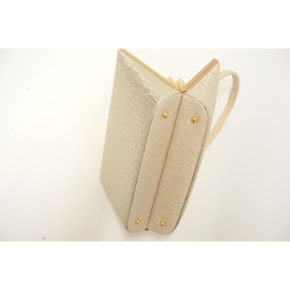 【新品】草履バッグセット　白梅　Ｌサイズ