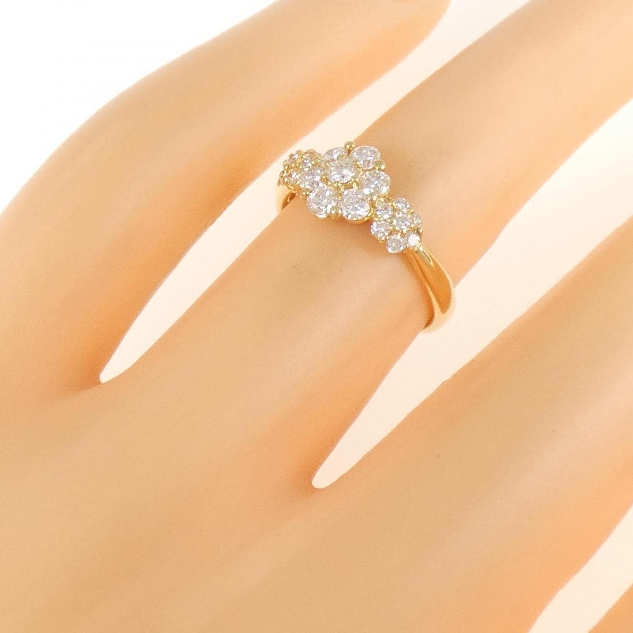 K18YG ダイヤモンド リング 0.50CT