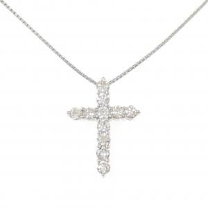 PT900/PT850 クロス ダイヤモンド ネックレス 2.00CT
