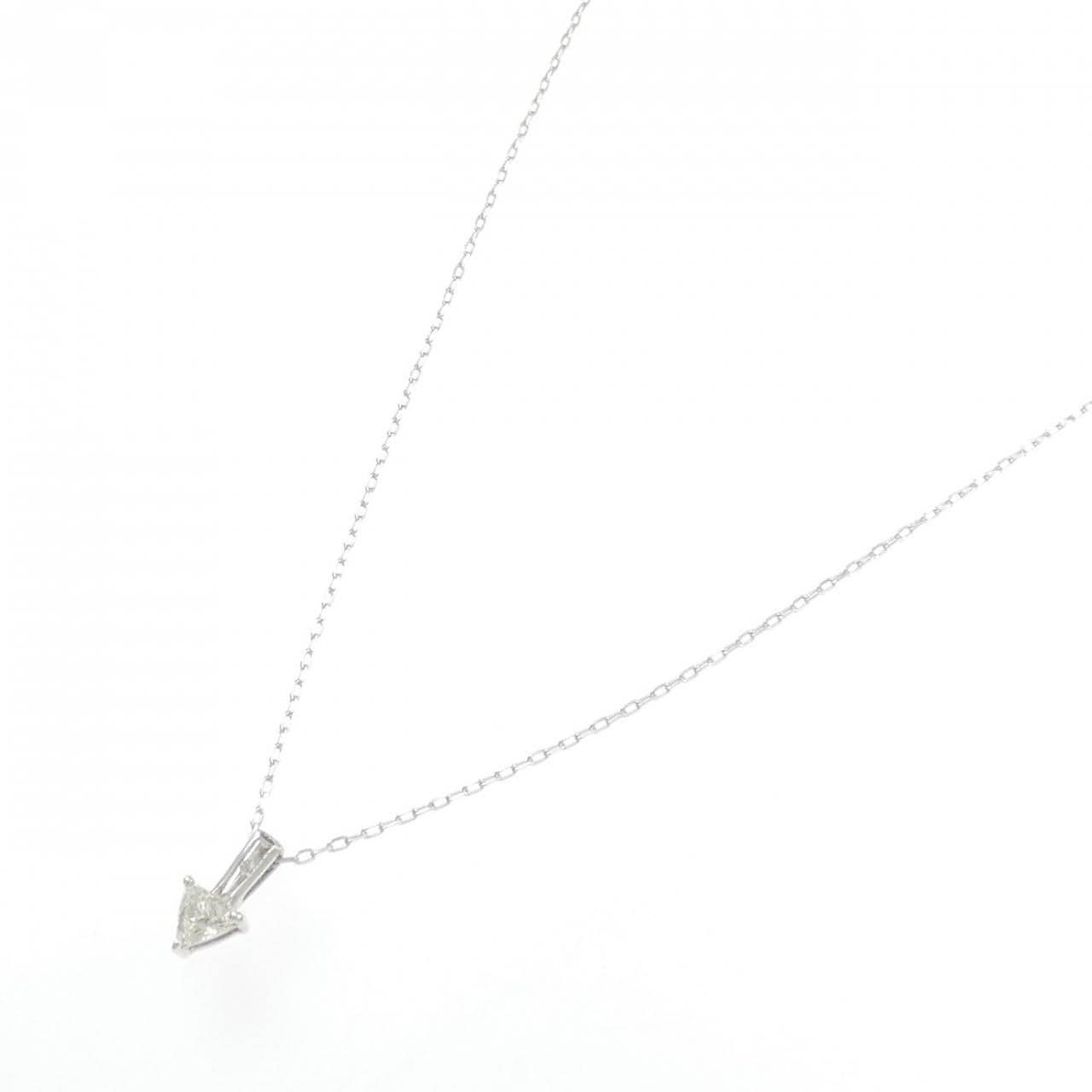 K18WG ダイヤモンド ネックレス 0.21CT