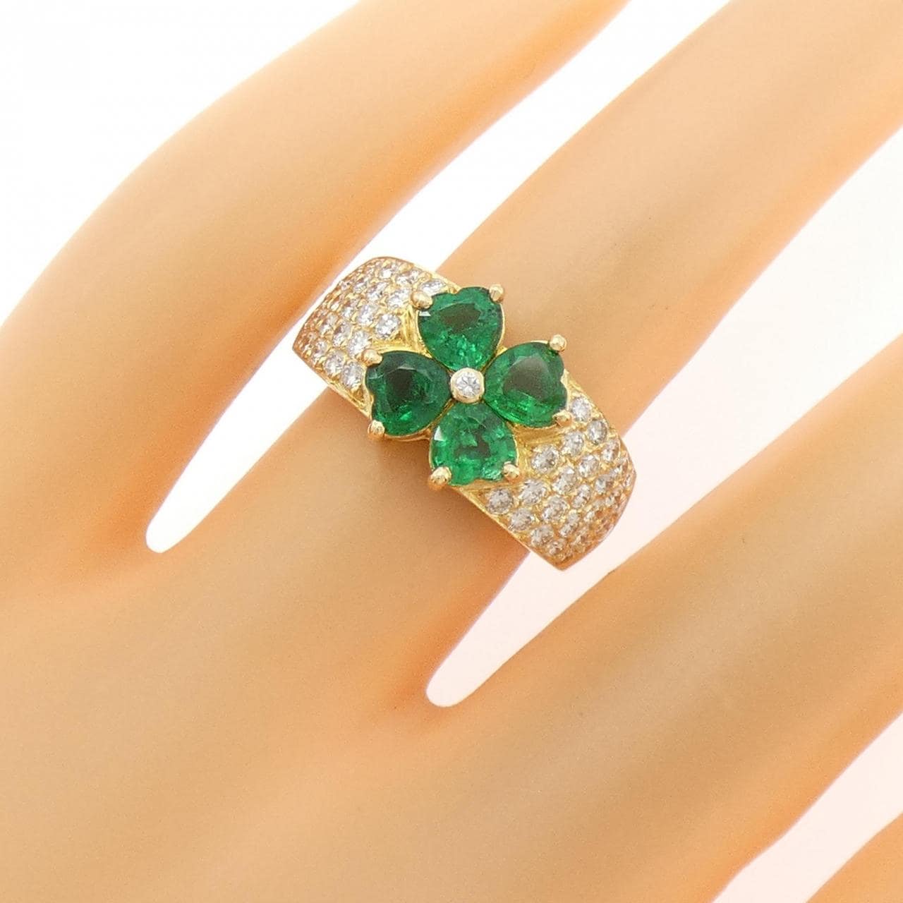 【ヴィンテージ】ヴァンクリーフ&アーペル エメラルド リング 1.17CT