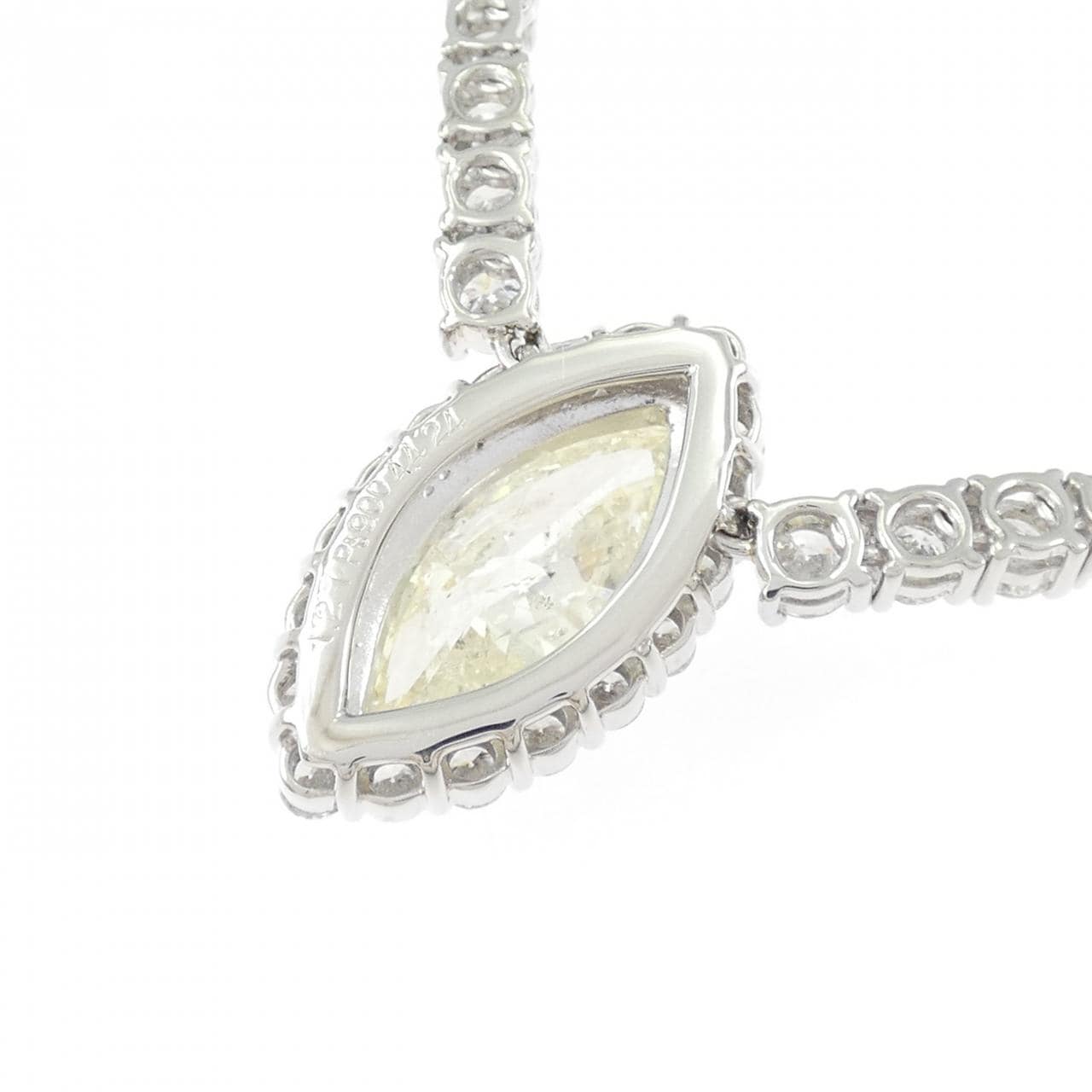PT900/PT850 ダイヤモンド ネックレス 4.424CT
