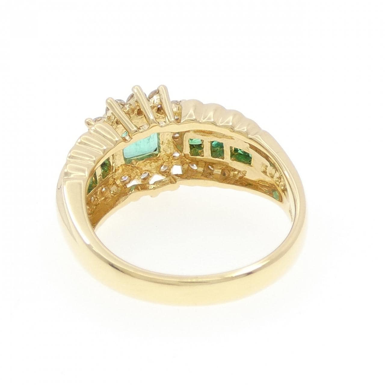 K18YG翡翠戒指0.95CT