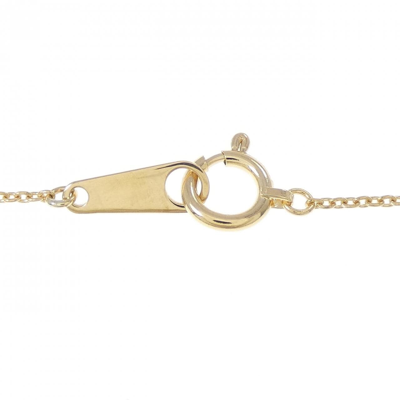 K14YG/K18YG ハート クオーツ ネックレス 2.00CT