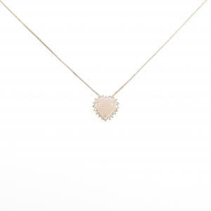 K18YG ハート オパール ネックレス