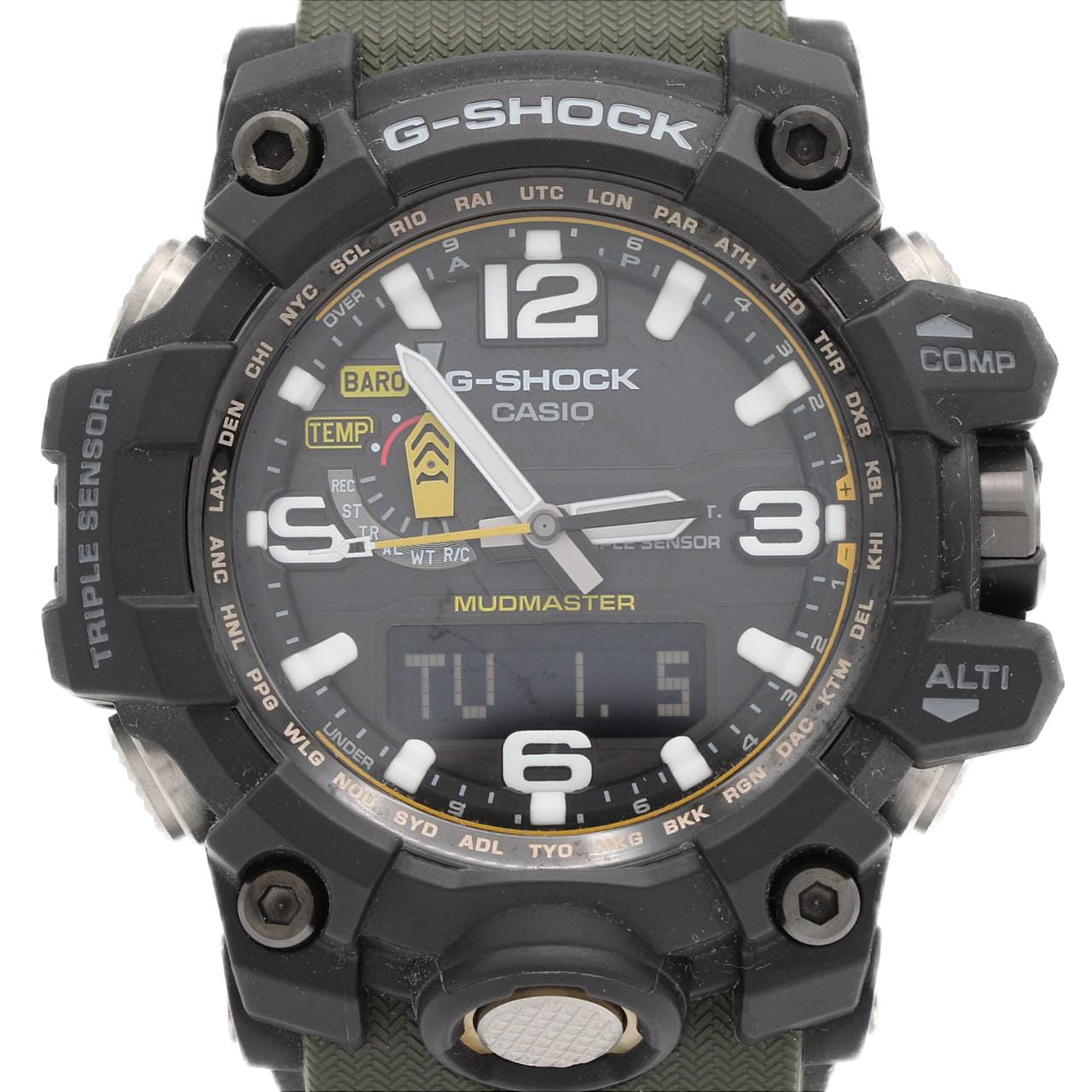 カシオ G-SHOCK･マッドマスター 電波時計 GWG-1000-1A3JF その他 ソーラークォーツ