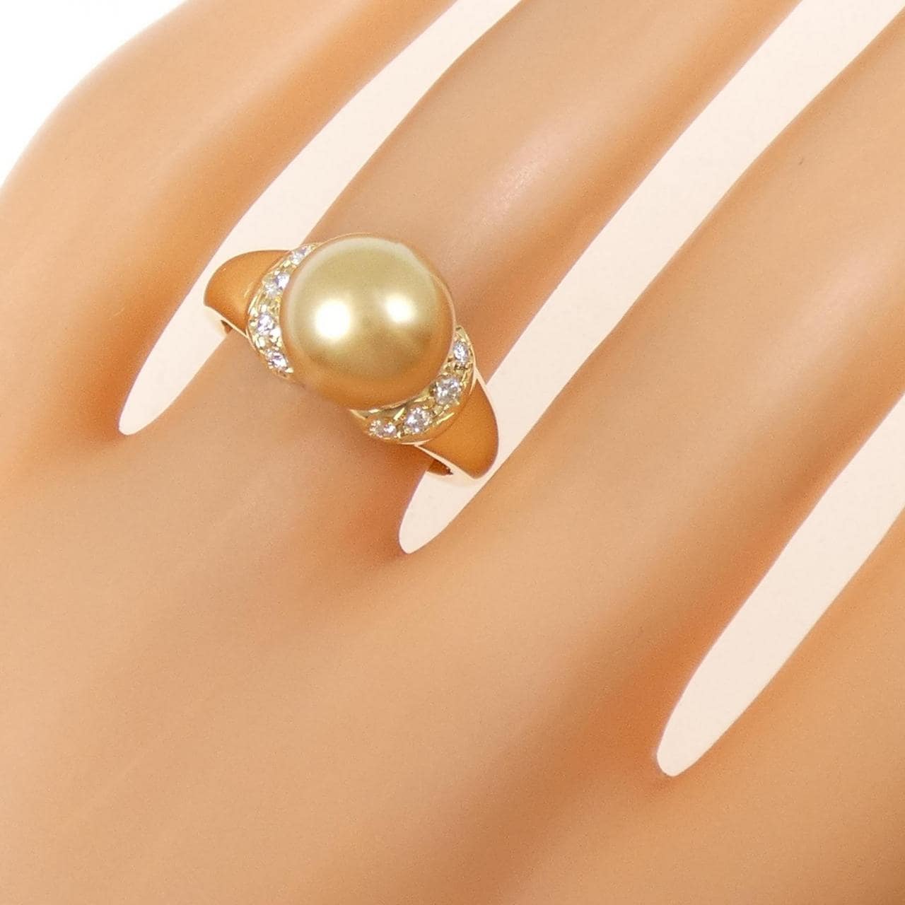 タサキ 白蝶パール リング 9.3mm