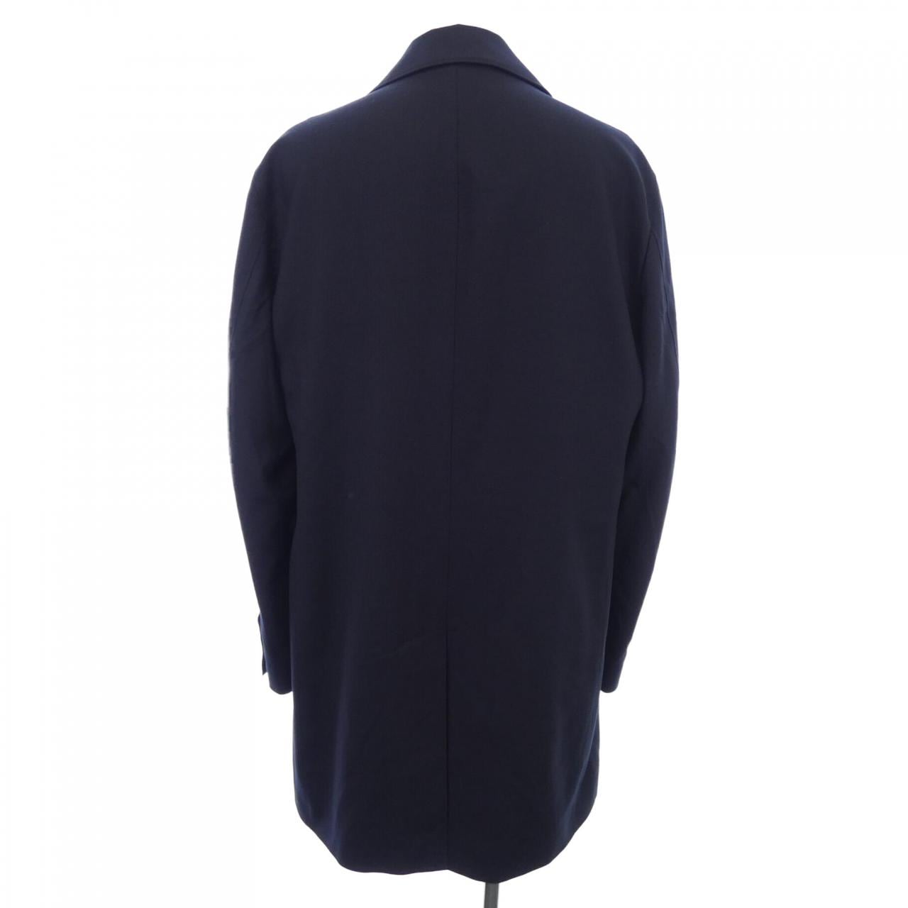 再入荷極美品︎Loro Piana別注 流行を超越した絶対定番Pコート　ブラック ジャケット・アウター