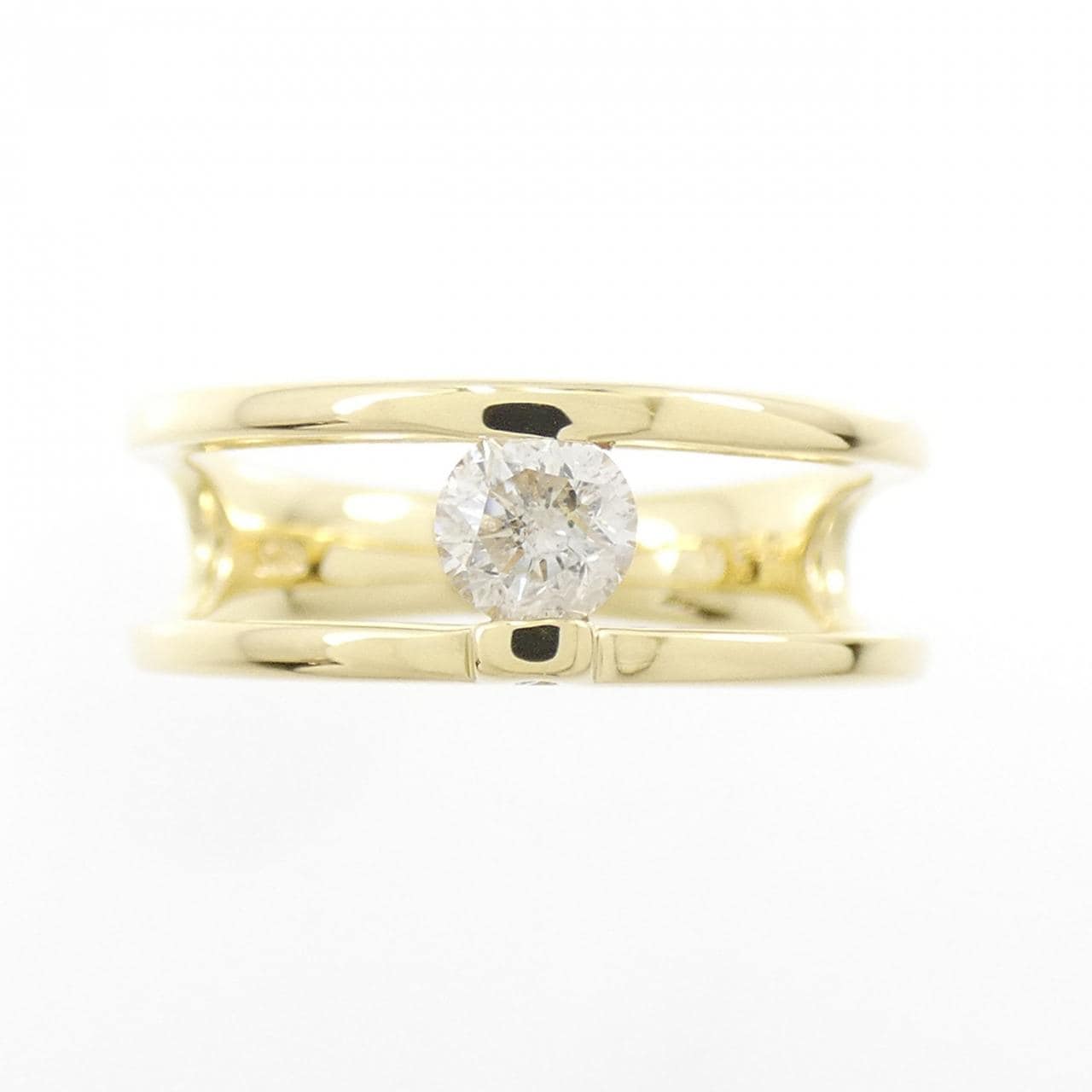 K18YG ダイヤモンド リング 0.30CT