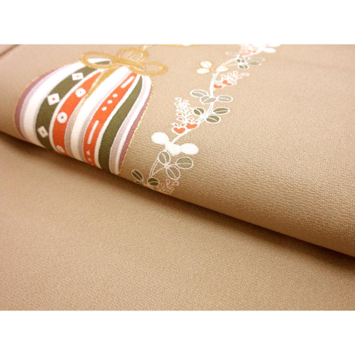 【未使用品】訪問着　友禅金彩加工