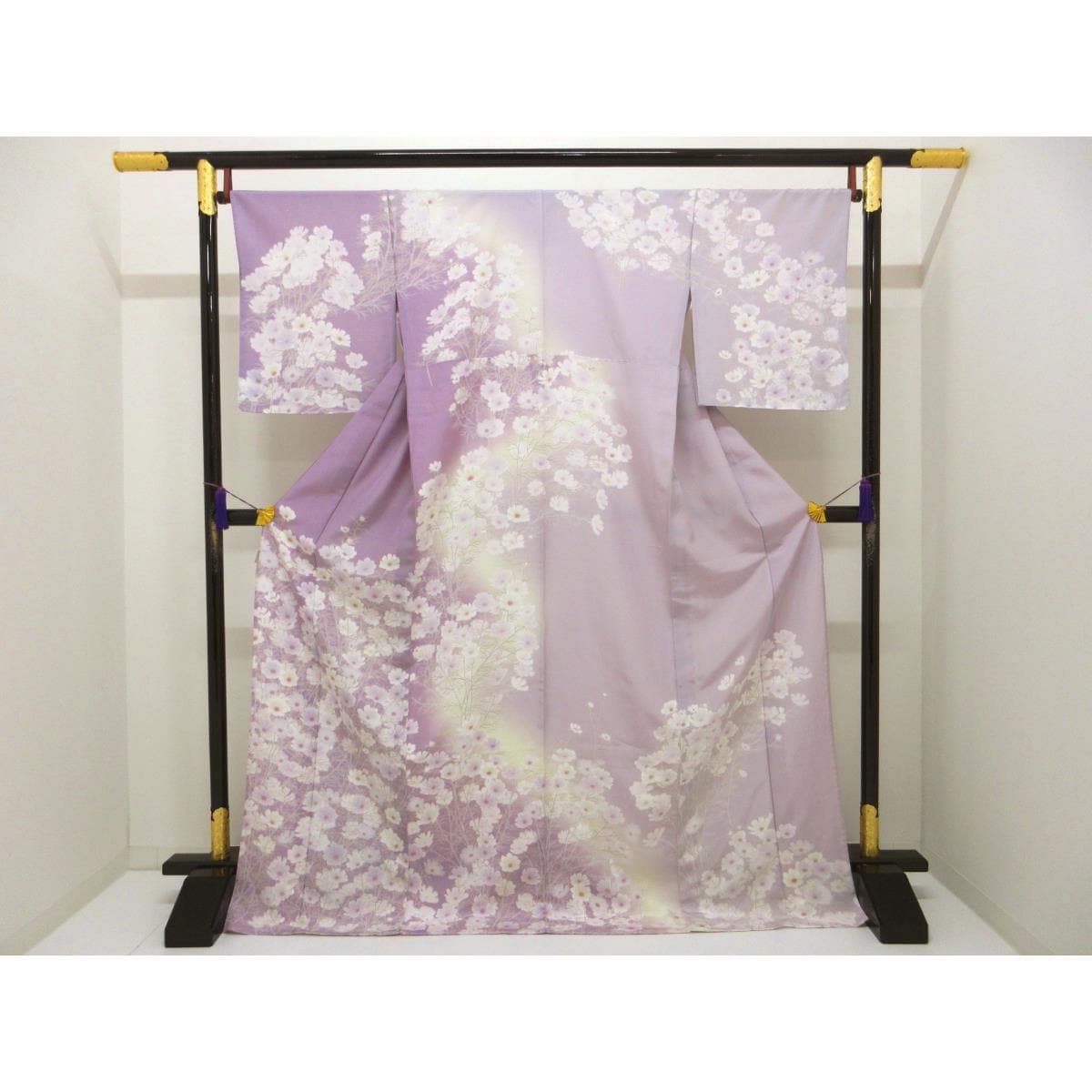 単衣　訪問着　友禅加工ボカシ染