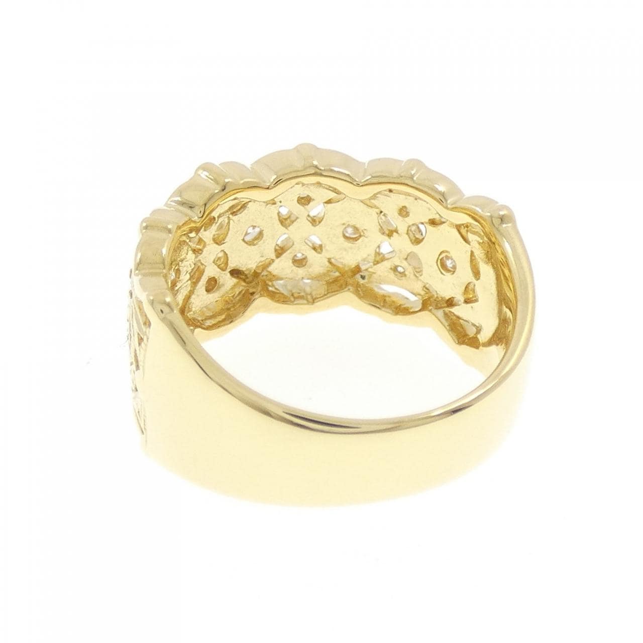 K18YG ダイヤモンド リング 0.25CT