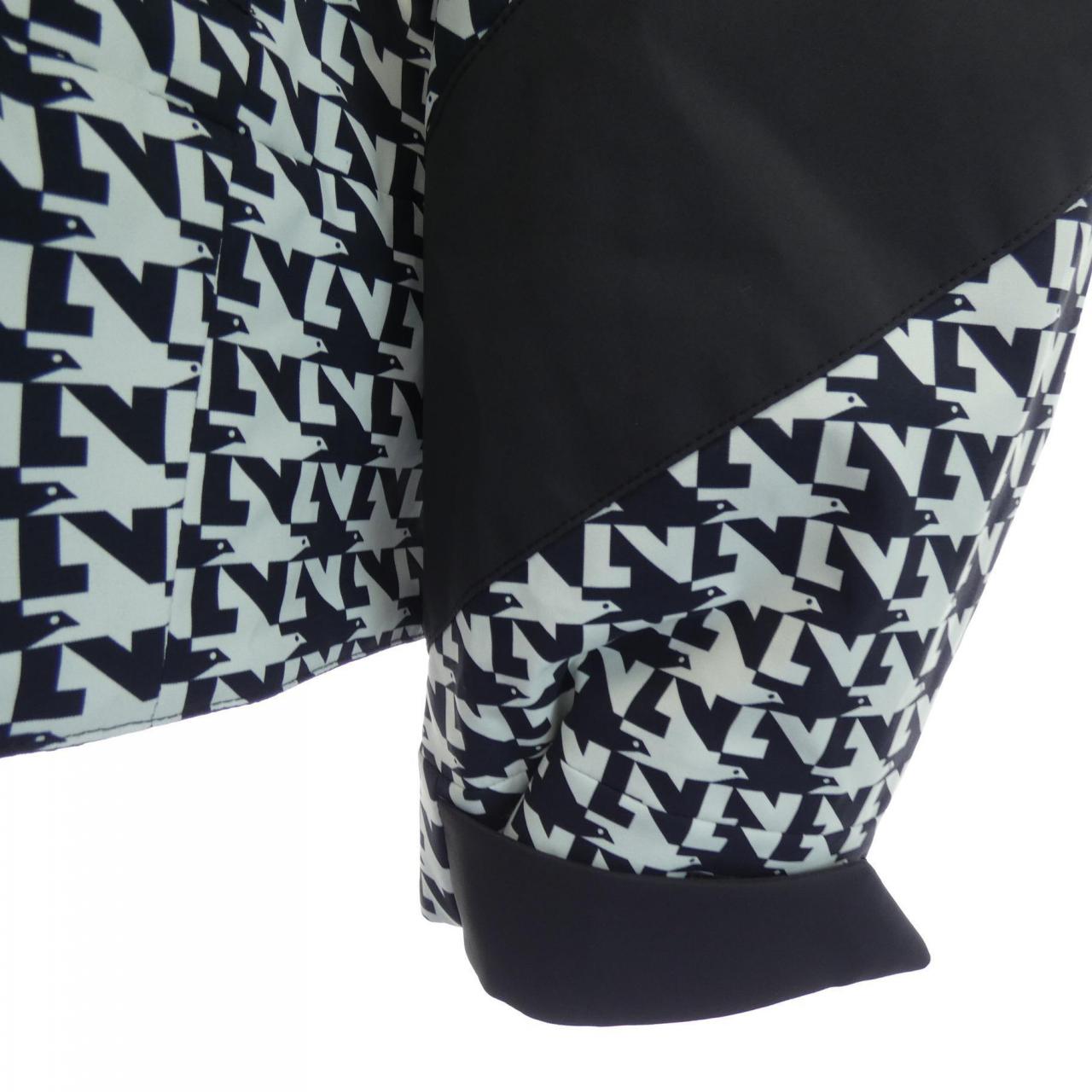 ルイヴィトン LOUIS VUITTON バイカラーパデッドフーデッドブルゾン HOB03WJ34 ジャケット