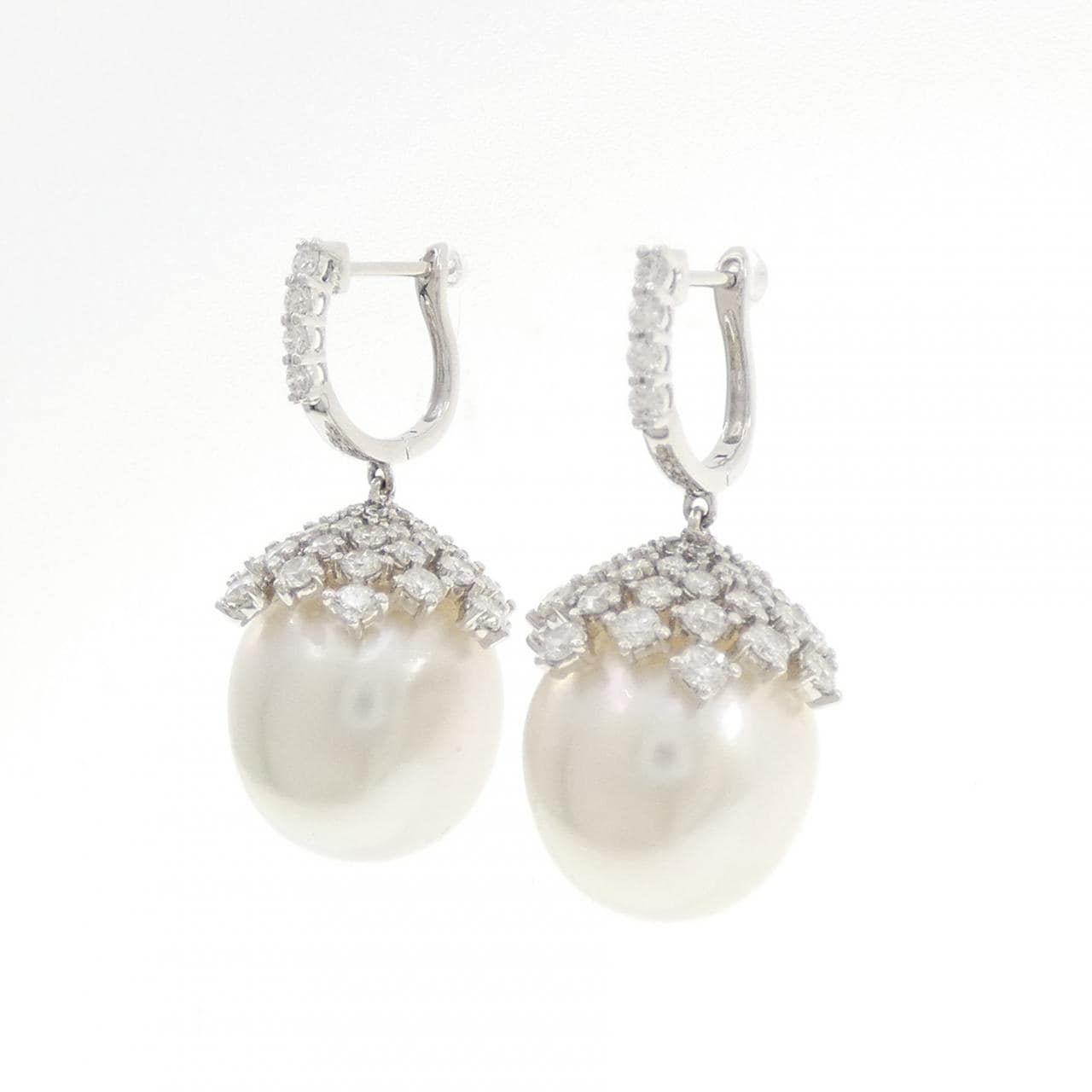 750WG 白蝶パール ピアス