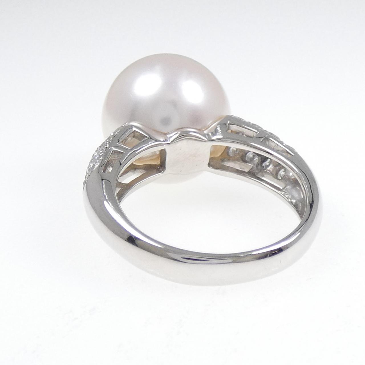 PT900 白蝶パール リング 14.5mm