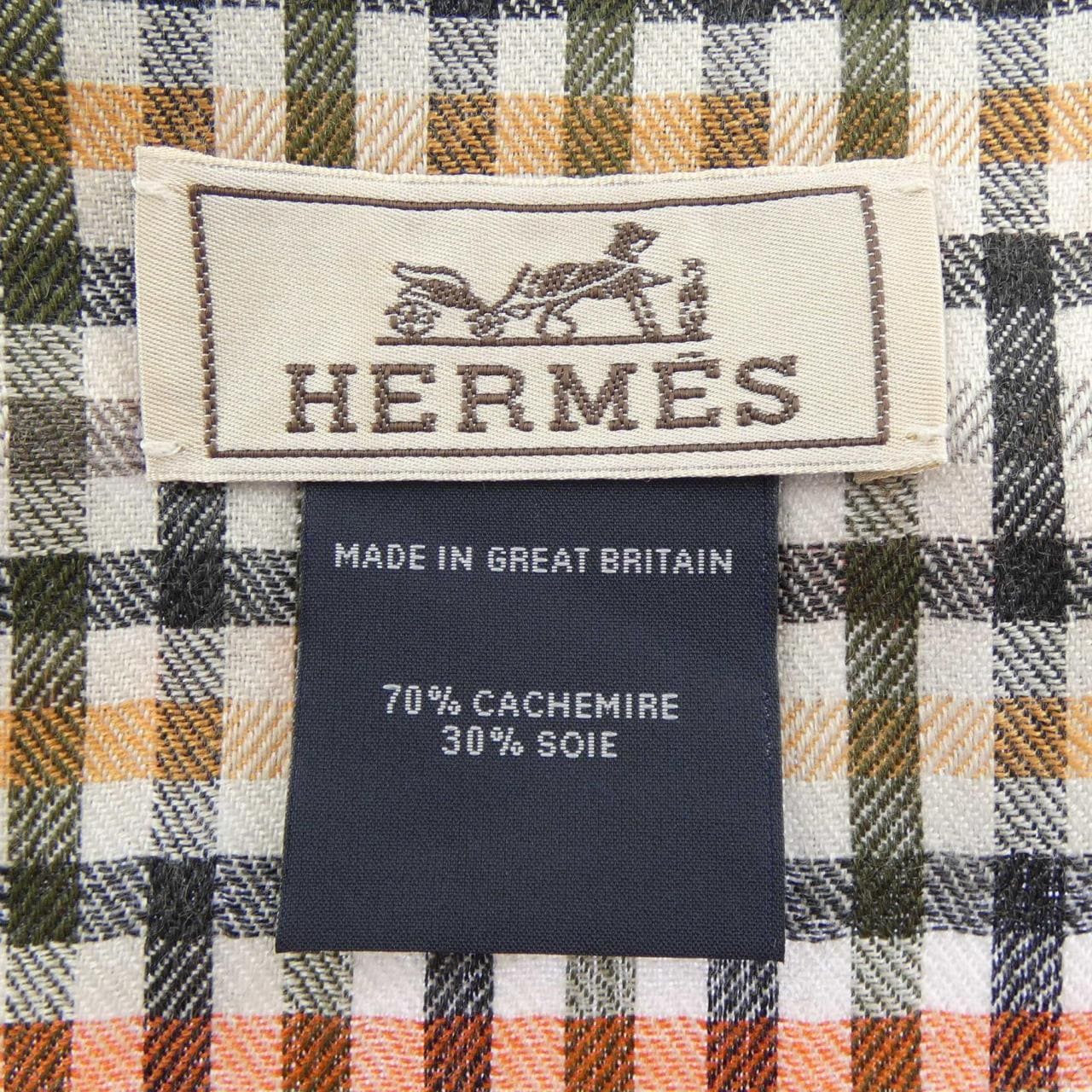 エルメス HERMES H393835T Hエコセ STOLE