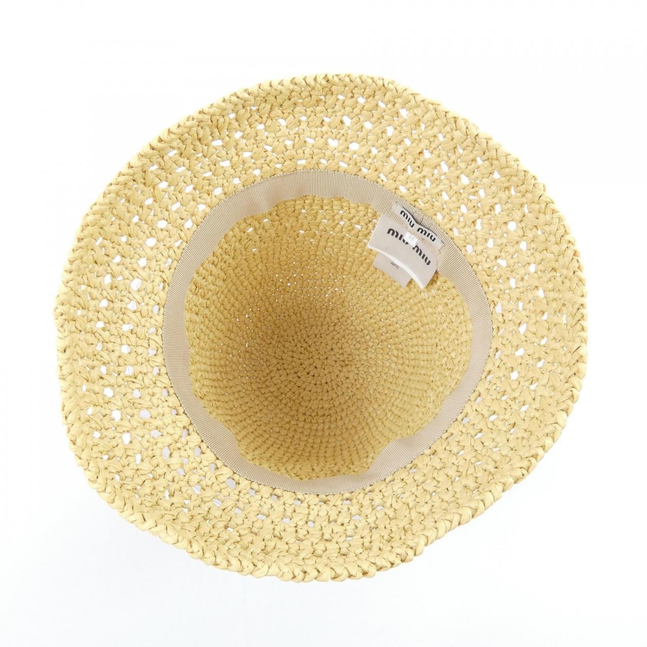 ミュウミュウ MIU MIU 5HC287 2D01 ハット
