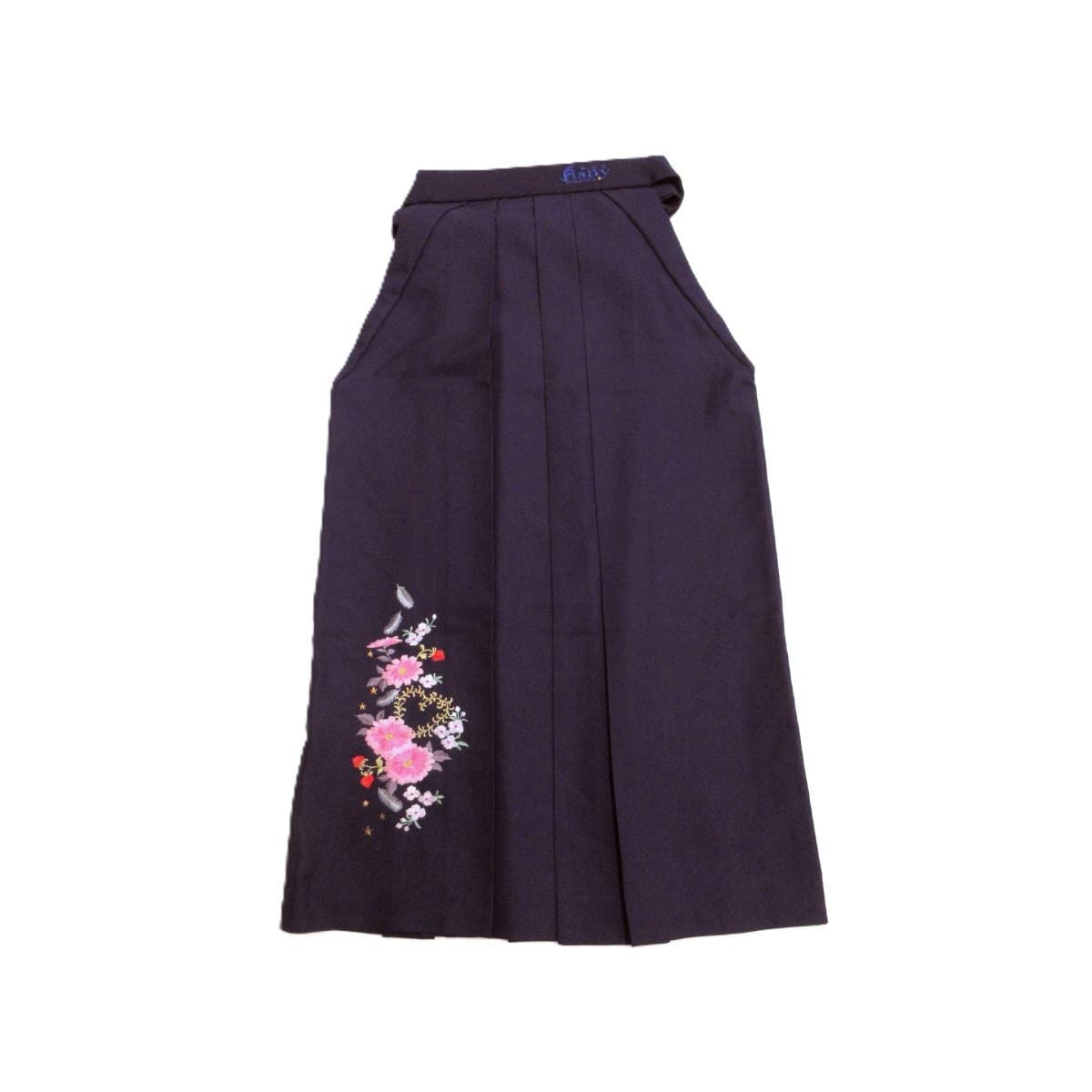 女袴　刺繍入り　紐下９８ｃｍ　ＬＬサイズ