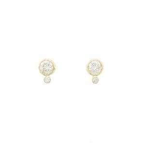 K18YG Diamond earrings 0.50CT