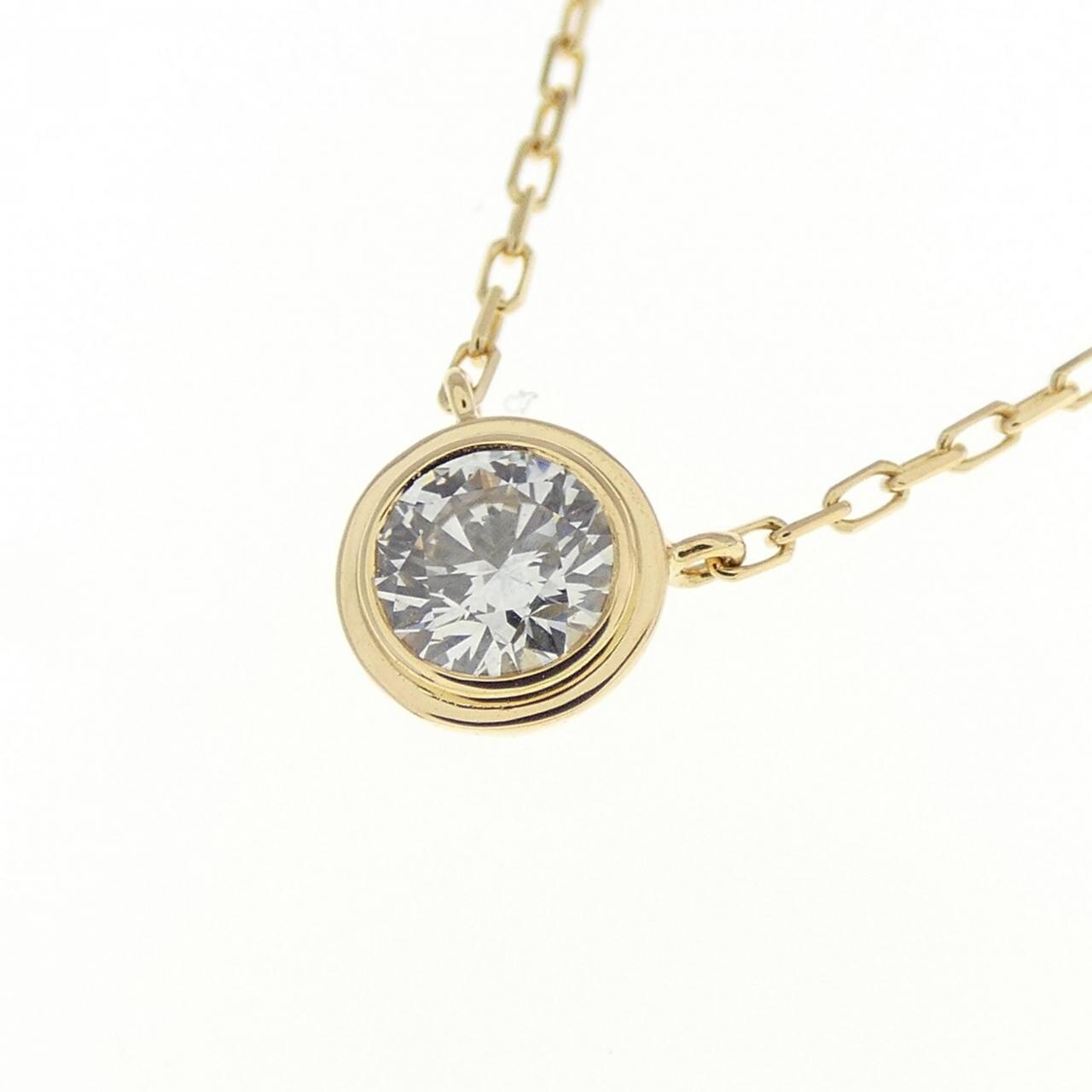 K18YG ダイヤモンド ネックレス 0.15CT