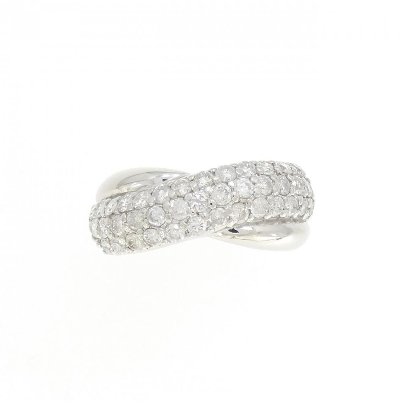 PT900 パヴェ ダイヤモンド リング 1.00CT