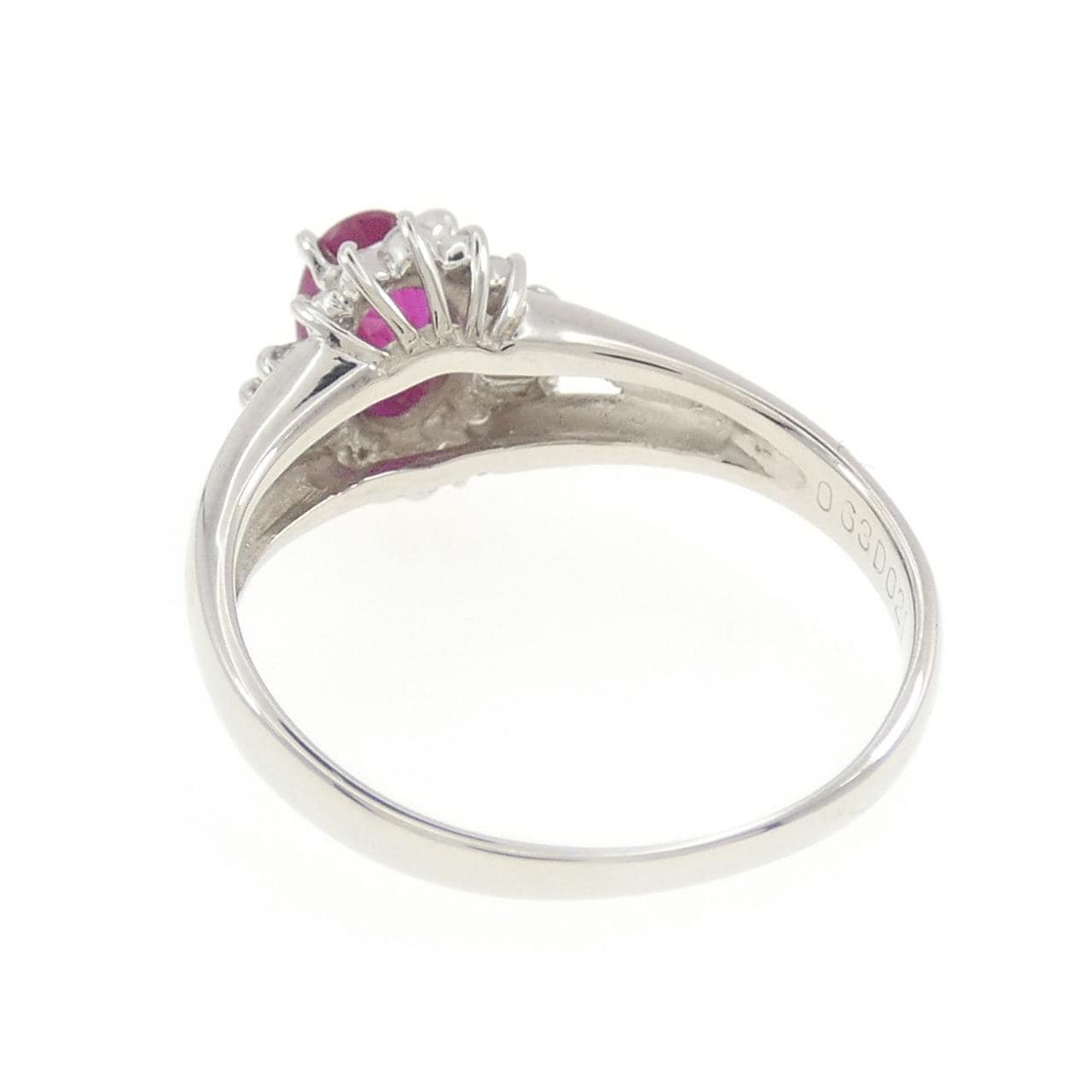 PT850 Ruby Ring 0.63CT