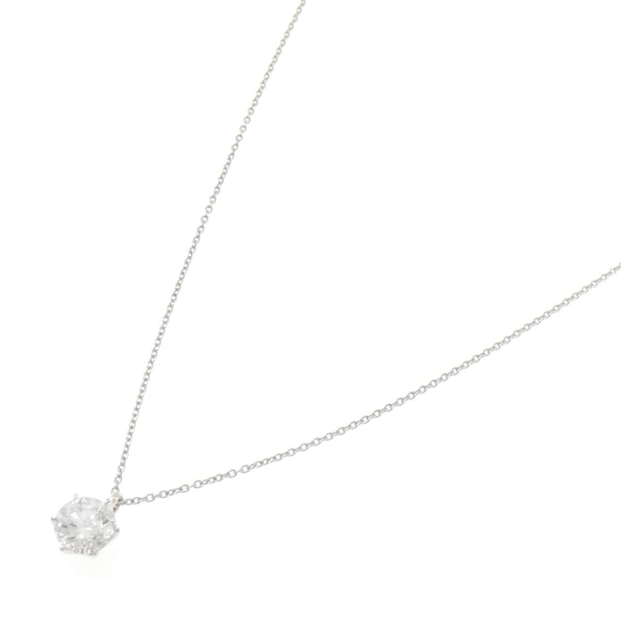 【リメイク】PT900/PT850 ダイヤモンド ネックレス 1.060CT E I1 VG