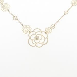 K14YG ローズ ダイヤモンド ネックレス 0.10CT