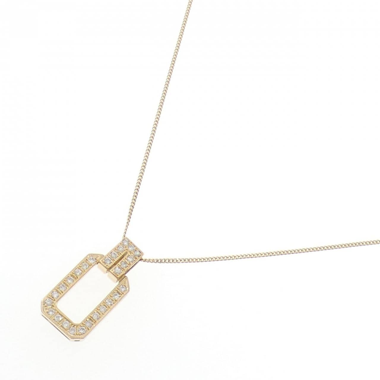 K18YG ダイヤモンド ネックレス 0.33CT