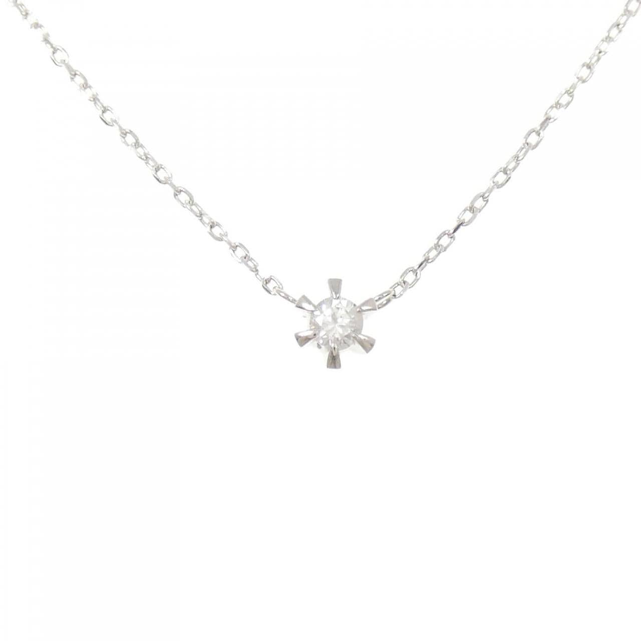 PT850 ダイヤモンド ネックレス 0.12CT
