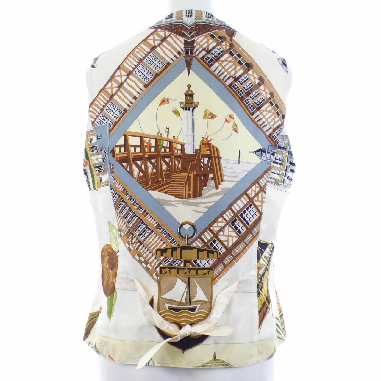 エルメス HERMES CHARMES DES PLAGES NORMANDES ベスト