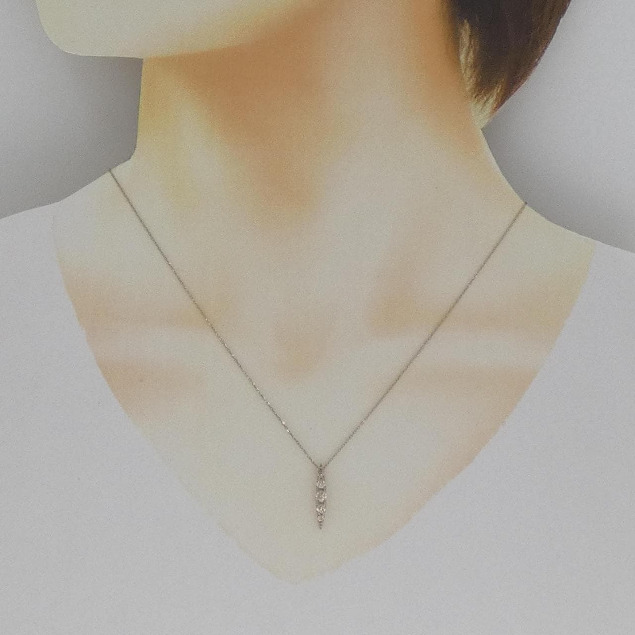 カシケイ ネイキッド ネックレス 0.30CT