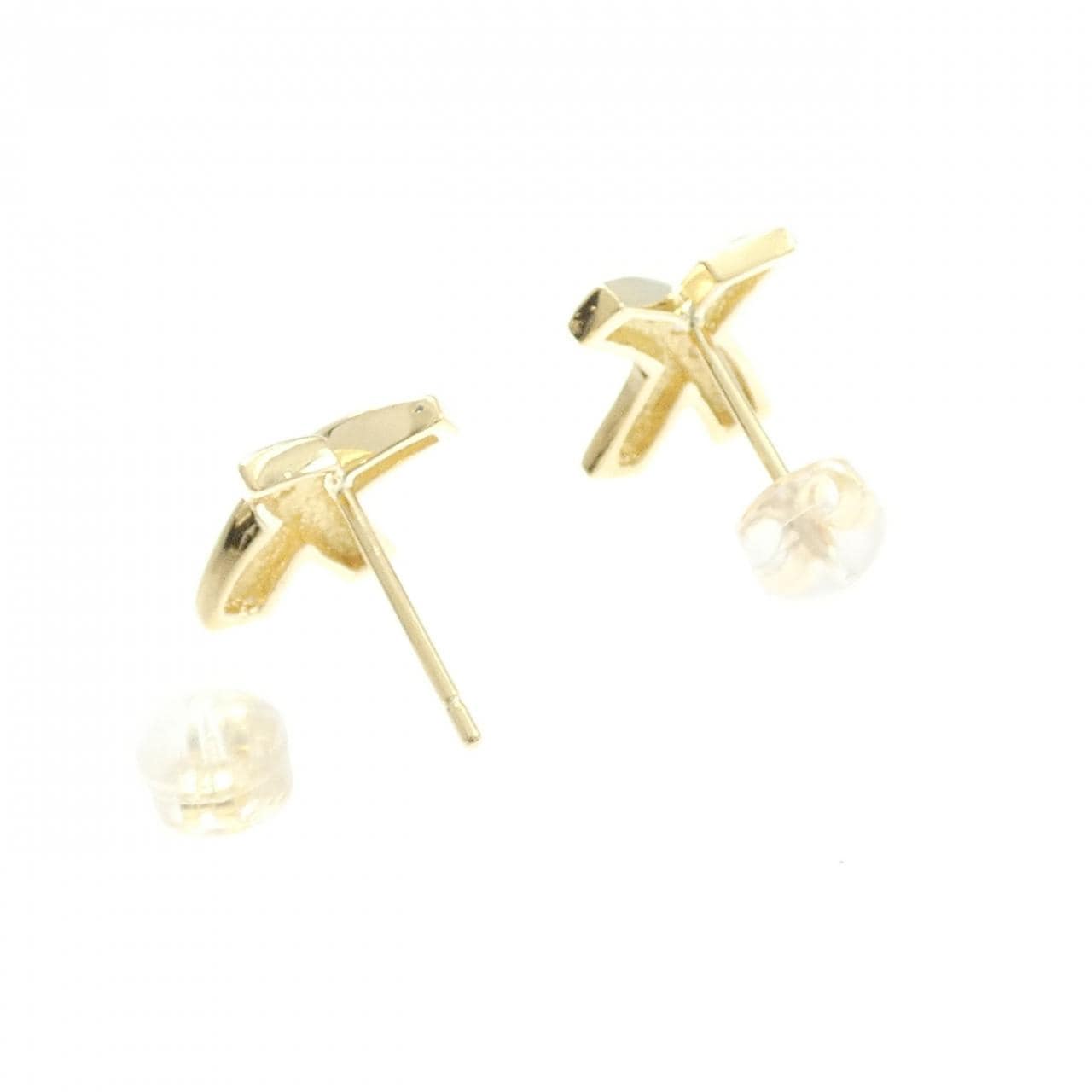 K18YG ダイヤモンド ピアス 0.12CT