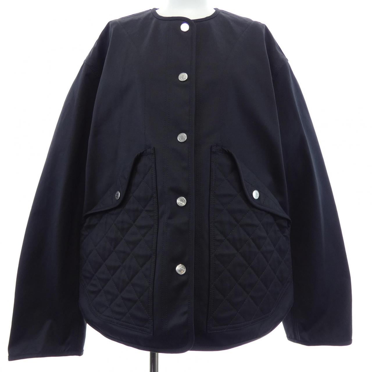 エルメス HERMES JACKET WITH EQUESTRIAN DETAILS 5E0163DQ ノーカラージャケット